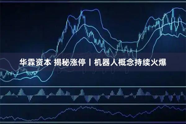 华霖资本 揭秘涨停丨机器人概念持续火爆
